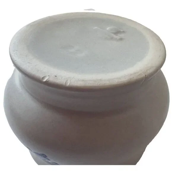 Vintage‎ Pfaltzgraff Yorktowne Blue Floral Stoneware Creamer, Sugar Bowl Lid Set
